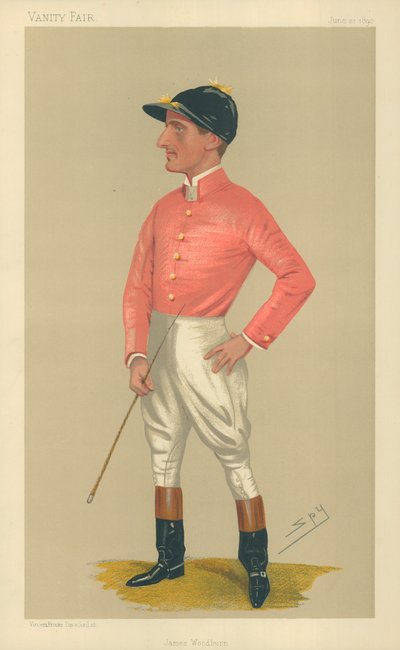 James Woodburn, 21 de junio de 1890, caricatura de Vanity Fair de Leslie Matthew Ward